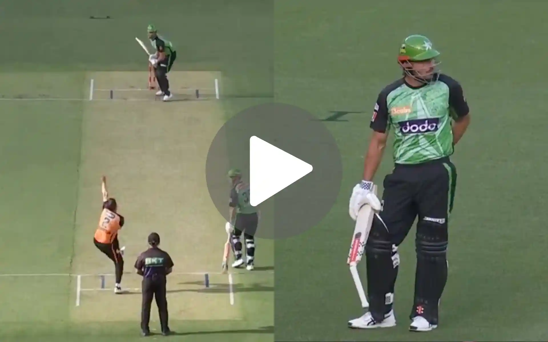 [Watch] Marcus Stoinis' Bat Splits Into Two As Richardson Breathes Fire In BBL